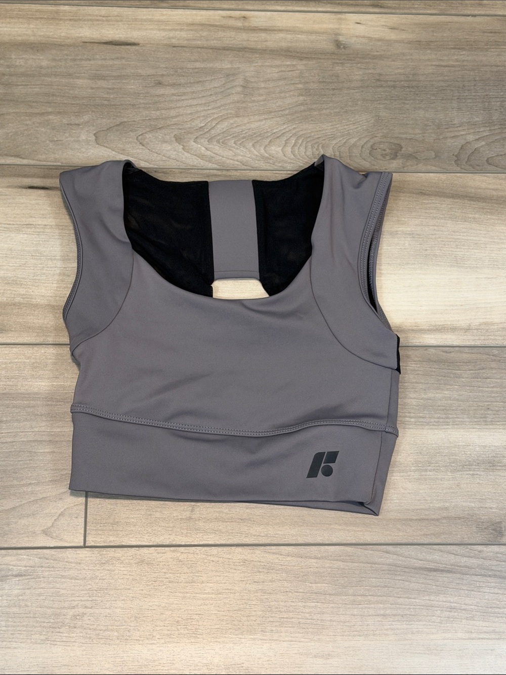 Forme Power Bra for Posture and Back Support, Sz Small - Gray & Black